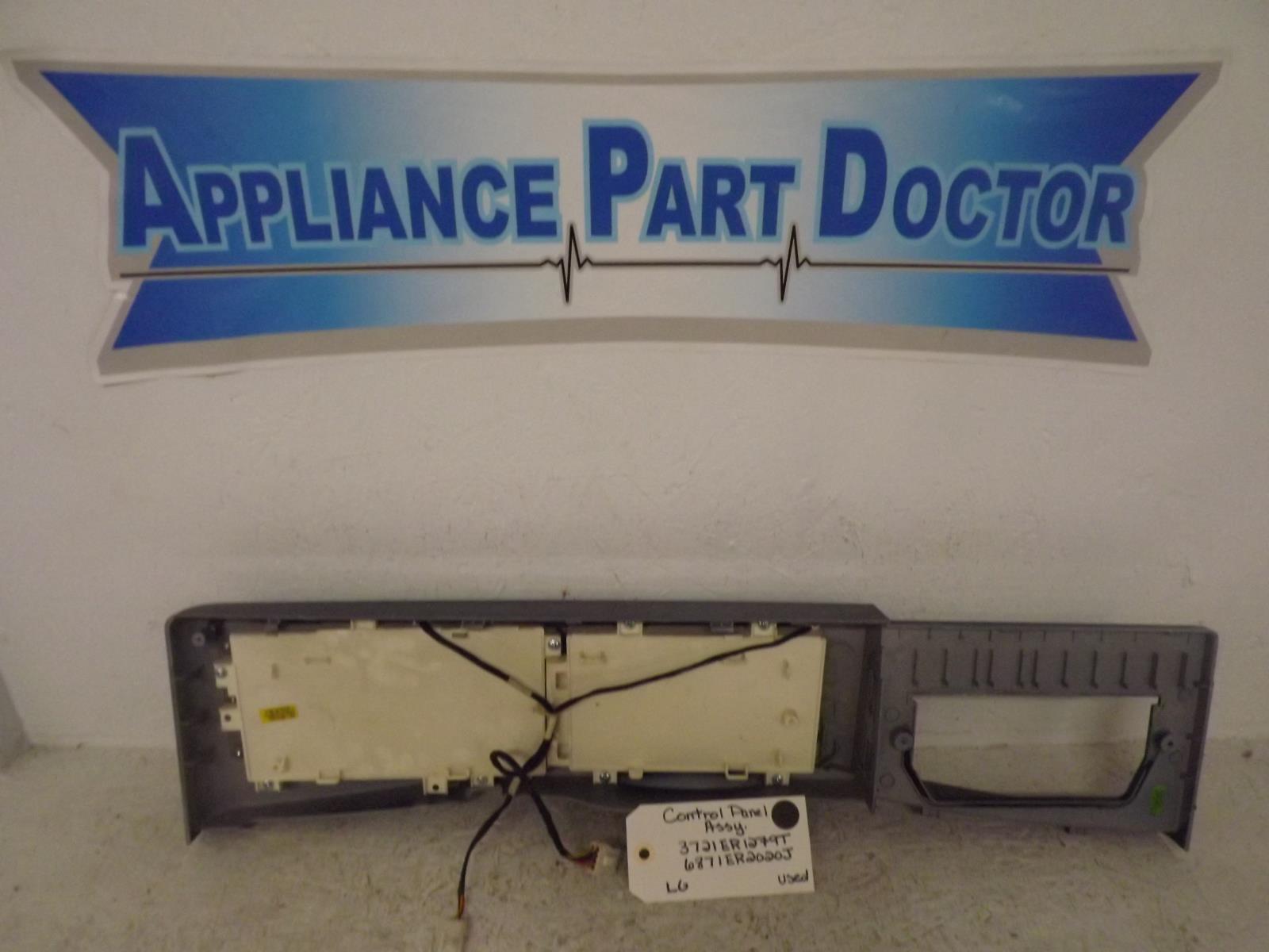 LG Washer 3721ER1279T 6871ER2020J Control Panel Assy Used LG Washer 3721ER1279T 6871ER2020J Control Panel Assy Used
